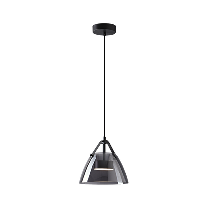 Diff 3 Light Smoked Glass Pendant Light-DF2238