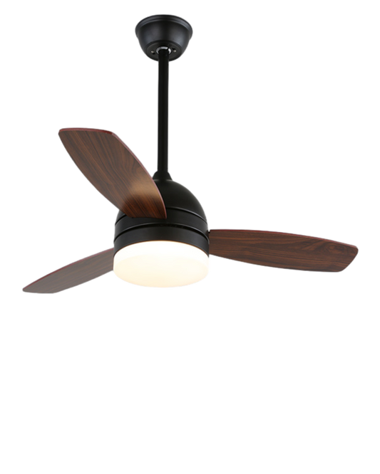 Diff 42" 3 Wood Blade Ceiling Fan with Light-DF5001