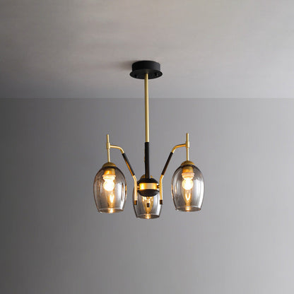 Diff Glass Bell Chandelier-DF2260