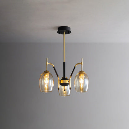 Diff Glass Bell Chandelier-DF2260
