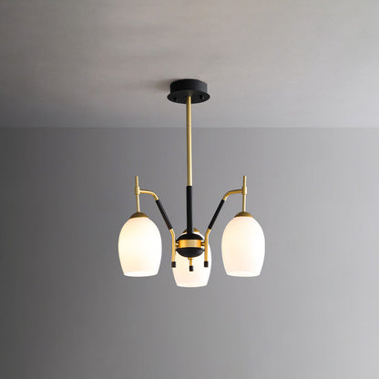 Diff Glass Bell Chandelier-DF2260