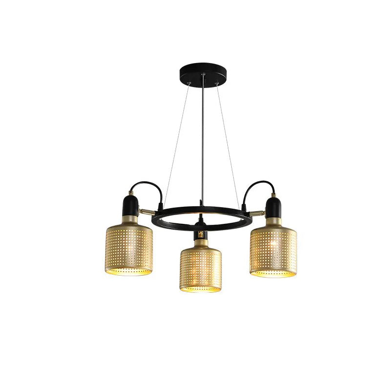Diff Industrial Gold Chandelier-DF2262