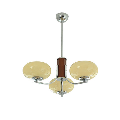 Diff Art Deco Milk Glass Chandelier-DF2302