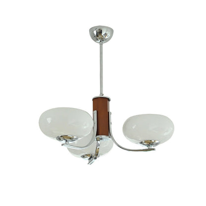 Diff Art Deco Milk Glass Chandelier-DF2302