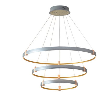 Diff Grey Tiered Circular Led Chandelier-DF2269