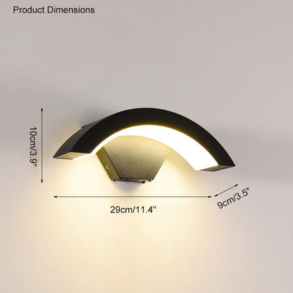 Diff Arc Outdoor Light Wall-DF9002