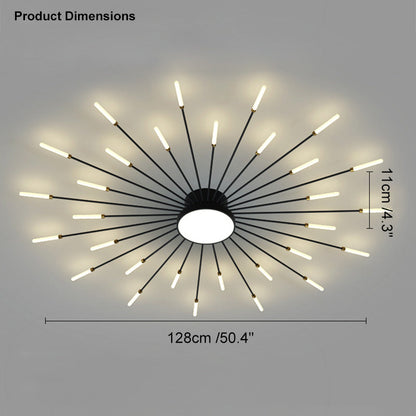 Diff Fireworks Swirl Ceiling Light-DF1001