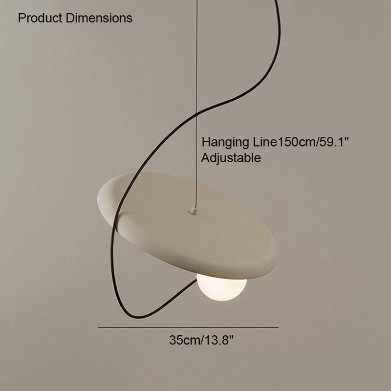 Diff Acoustic Disc Pendant Light-DF2080