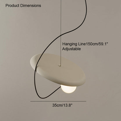 Diff Acoustic Disc Pendant Light-DF2080