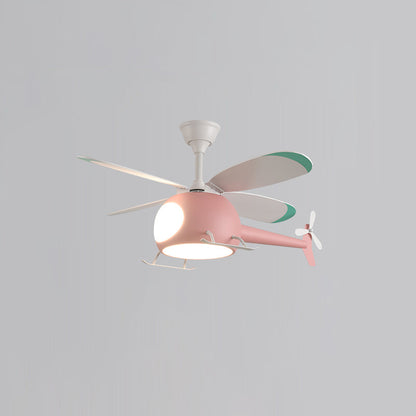 Diff 36" Remote Airplane Ceiling Fan with Dimmable Light-DF5007