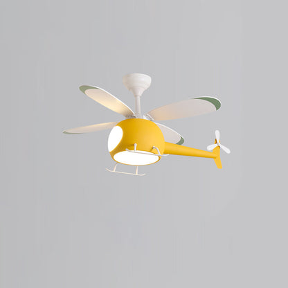 Diff 36" Remote Airplane Ceiling Fan with Dimmable Light-DF5007