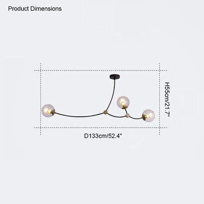 Diff Branching Bubble Chandelier-DF2141