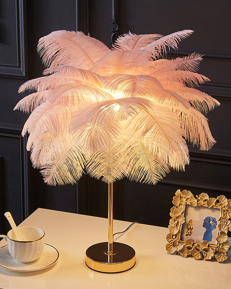 Diff Tree Feather Table Lamp-DF8037