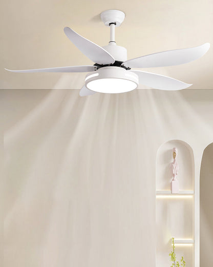 Diff 48" Reversible Quiet Ceiling Fan with Dimmable Light-DF5000