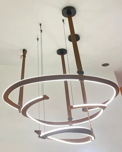 Diff Belt Circular Chandelier-DF2266