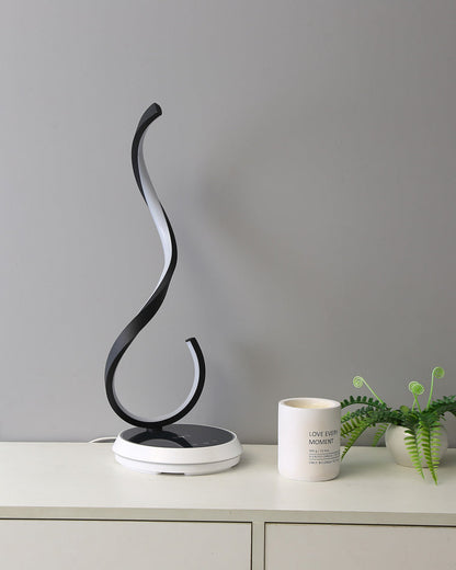 Diff Dimmable Infinity Sculptural Table Lamp with Wireless Charger-DF8043