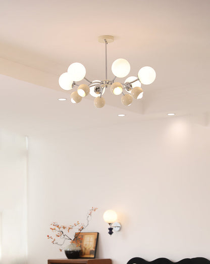 Diff Space Age Glass Globe Chandelier-DF2290