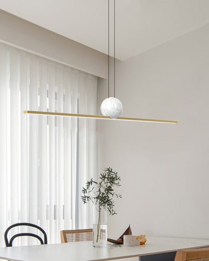 Diff Marble Linear Pendant Light-DF2329