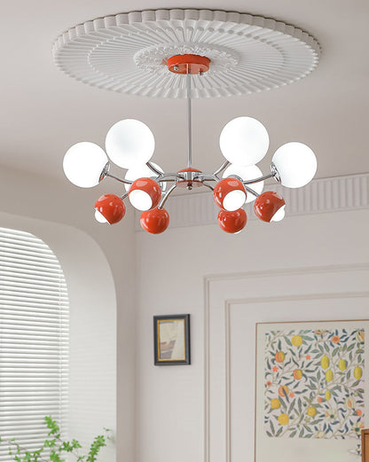 Diff Space Age Glass Globe Chandelier-DF2290