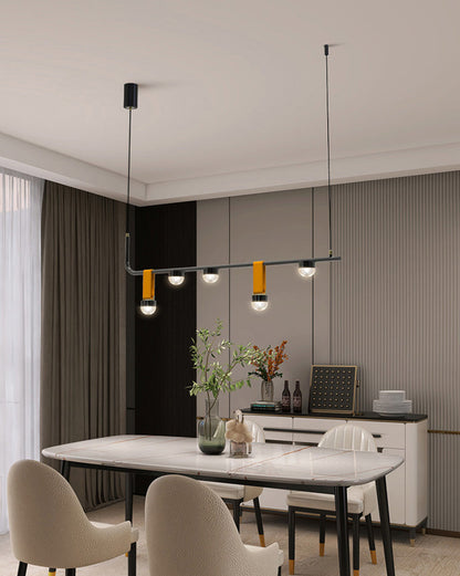 Diff Leather Linear Led Pendant Light-DF2286