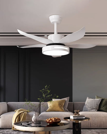 Diff 48" Reversible Quiet Ceiling Fan with Dimmable Light-DF5000