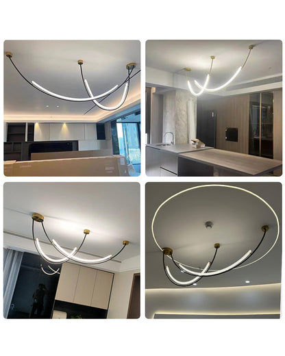 Diff Arc Acrylic Chandelier-DF2288