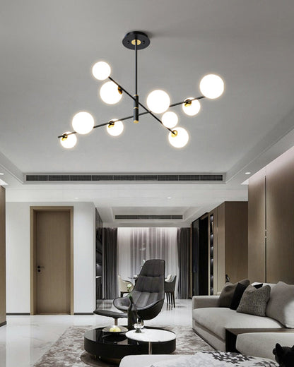 Diff Frosted Glass Globe Chandelier-DF2291