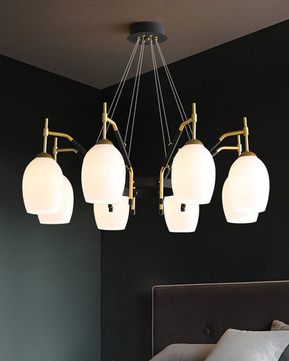 Diff Glass Bell Chandelier-DF2260