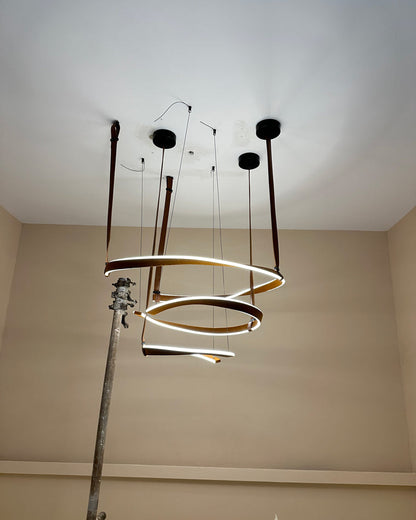 Diff Belt Circular Chandelier-DF2266