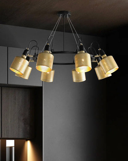 Diff Industrial Gold Chandelier-DF2262