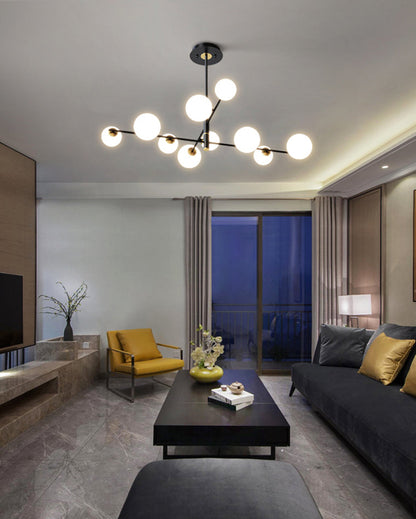 Diff Frosted Glass Globe Chandelier-DF2291