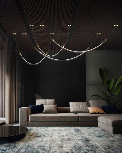 Diff Arc Acrylic Chandelier-DF2288