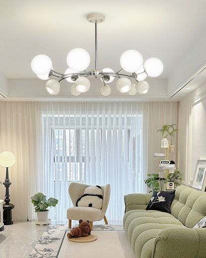 Diff Space Age Glass Globe Chandelier-DF2290