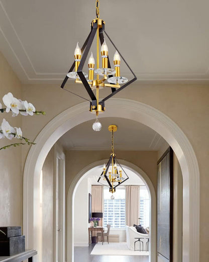 Diff Prism Gold Candle Chandelier-DF2263