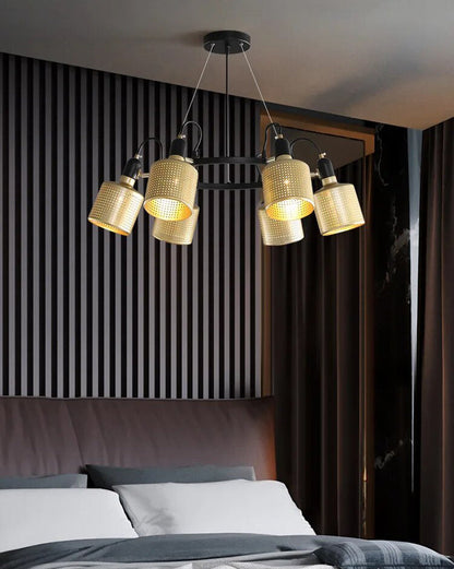 Diff Industrial Gold Chandelier-DF2262