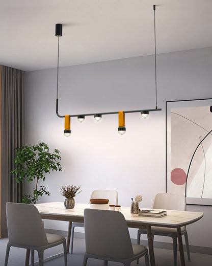 Diff Leather Linear Led Pendant Light-DF2286