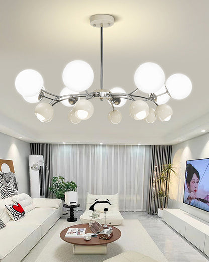 Diff Space Age Glass Globe Chandelier-DF2290