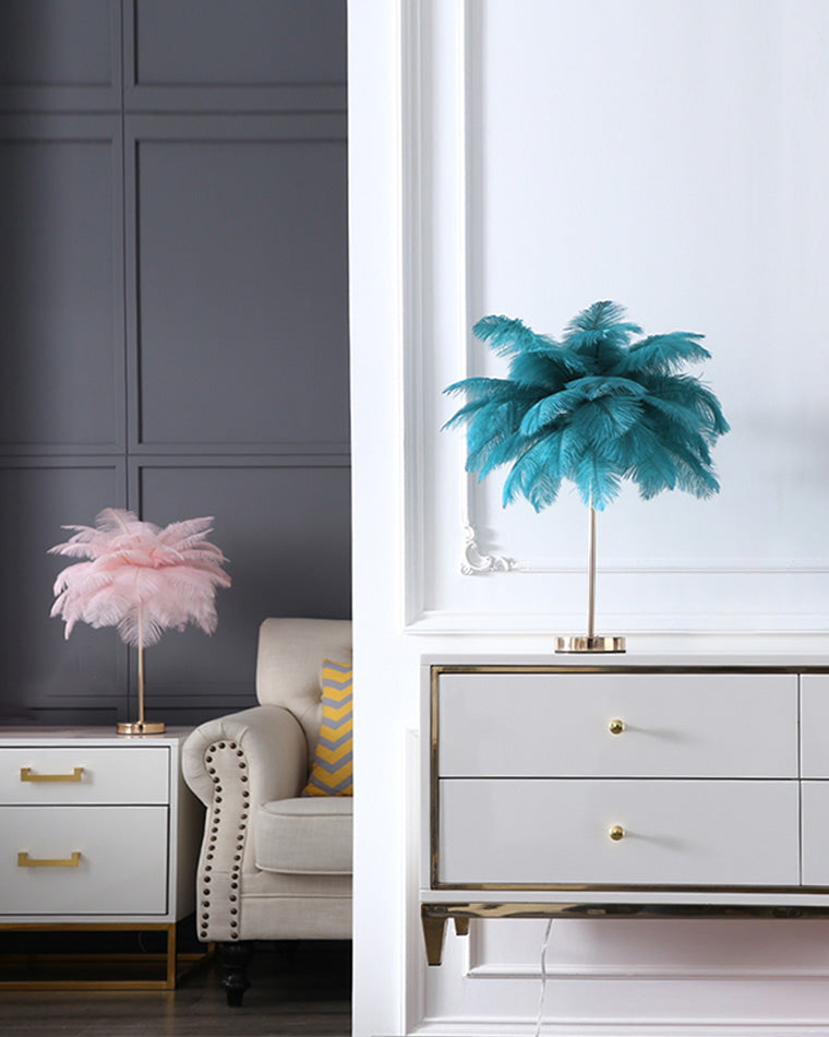 Diff Tree Feather Table Lamp-DF8037
