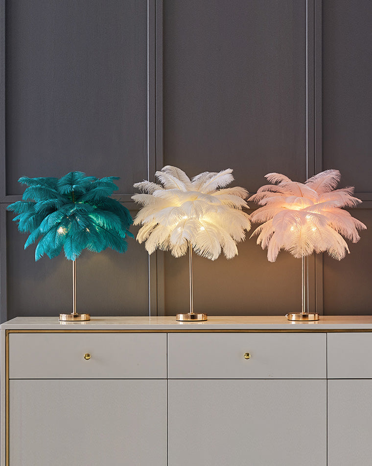 Diff Tree Feather Table Lamp-DF8037