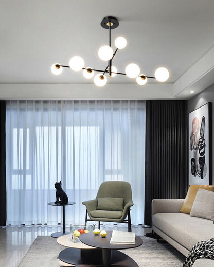 Diff Frosted Glass Globe Chandelier-DF2291