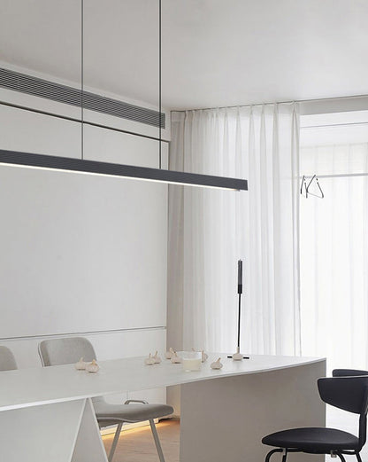 Diff Contemporary Black Linear Led Pendant Light-DF2281