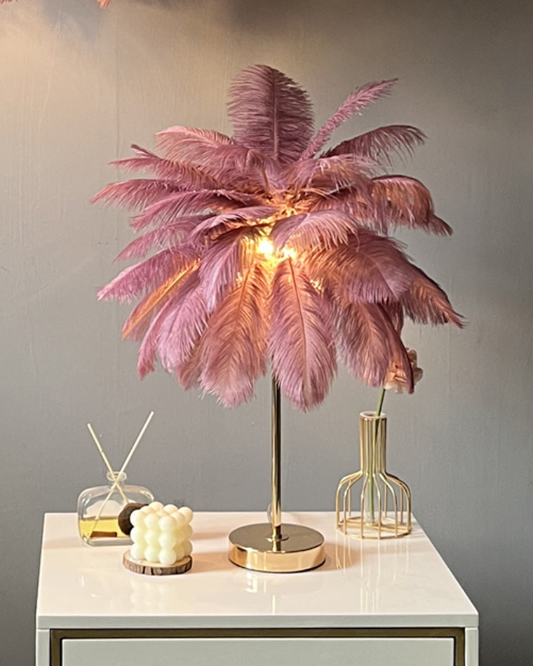 Diff Tree Feather Table Lamp-DF8037