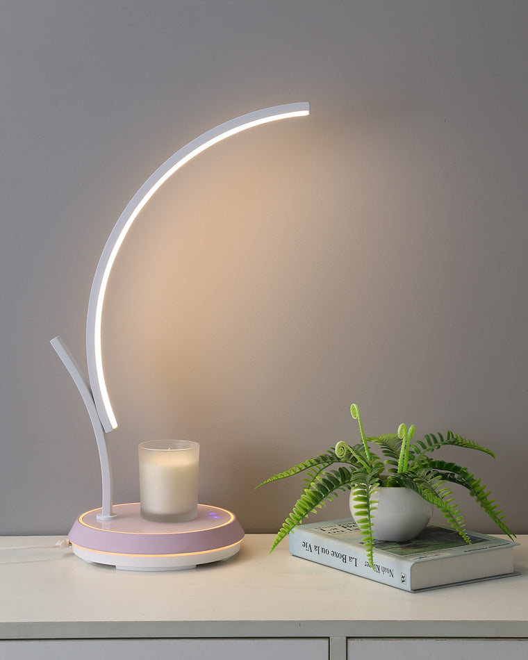Diff Dimmable Touch Arc Desk Lamp with Wireless Charger-DF8041