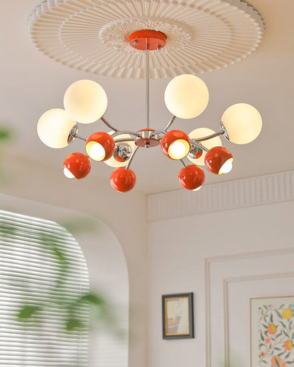 Diff Space Age Glass Globe Chandelier-DF2290