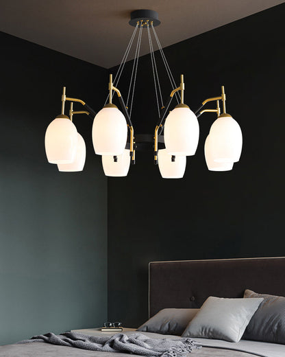 Diff Glass Bell Chandelier-DF2260
