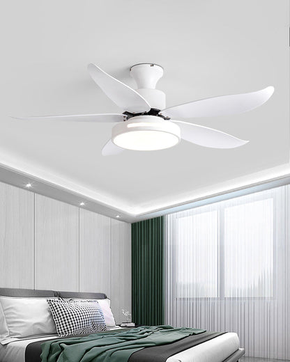 Diff 48" Reversible Quiet Ceiling Fan with Dimmable Light-DF5000