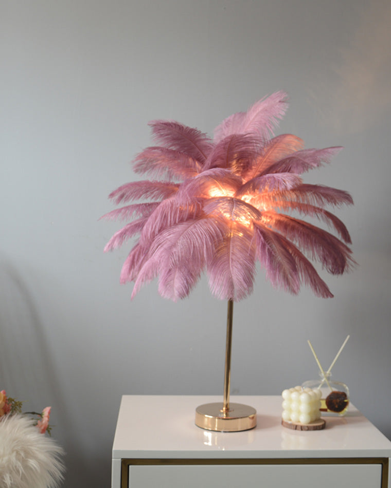 Diff Tree Feather Table Lamp-DF8037