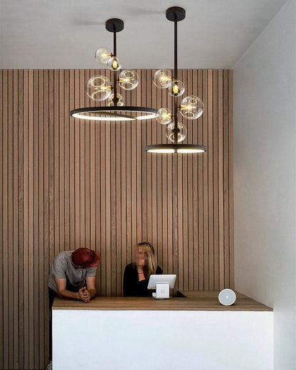Diff Vertical Glass Bubble Chandelier-DF2293