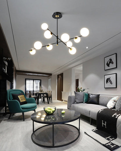 Diff Frosted Glass Globe Chandelier-DF2291