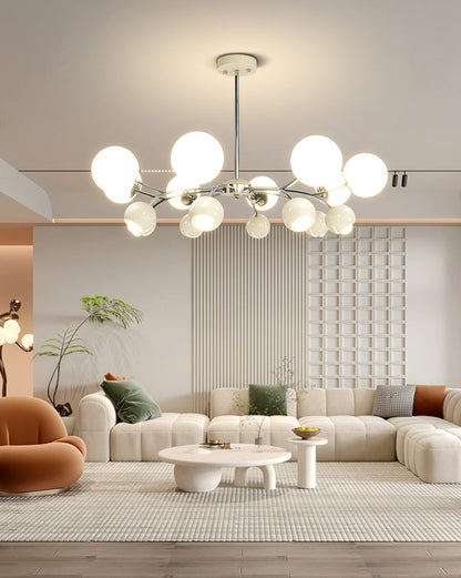 Diff Space Age Glass Globe Chandelier-DF2290